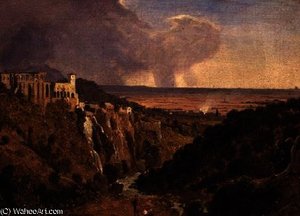 Tivoli And The Countryside Beyond — William James Linton