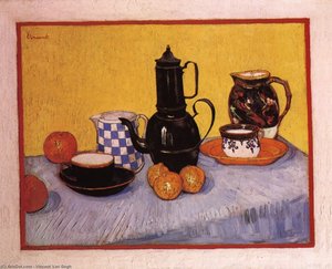 Still Life With Coffee Pot — Vincent Willem Van Gogh, Post-impressionism