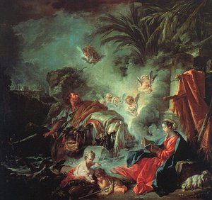 The Rest On The Flight Into Egypt — François Boucher