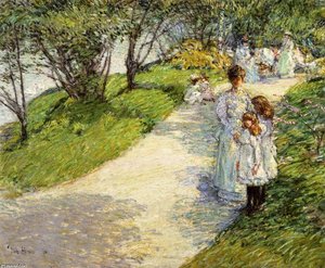 In Central Park — Frederick Childe Hassam