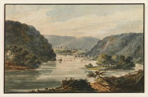 A View Of The Potomac At Harpers Ferry — Pavel Petrovich Svinin