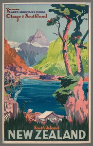 Famous lakes, mountains, fiords, Otago & Southland / South Island New Zealand