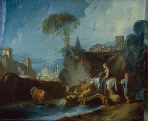 Die Brücke Überqueren — François Boucher