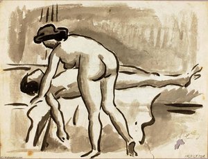 Male And Female Nude — Carl Newman