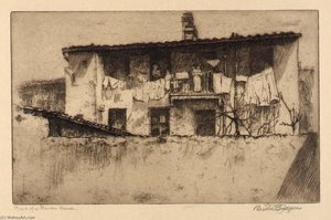 Back Of A Roman House — Bertha Evelyn Jaques