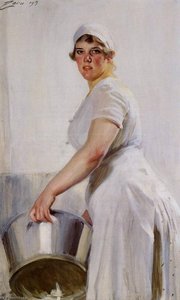 A Kitchen Maid — Anders Leonard Zorn