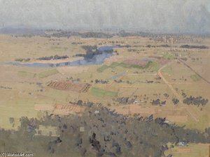 Study For Nepean River Landscape — Elioth Gruner