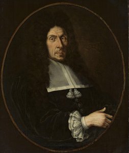 Portrait Of A Man In A Black Wig — Claude Lefebvre
