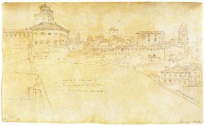 Roman Cityscape — Jean-auguste-dominique Ingres