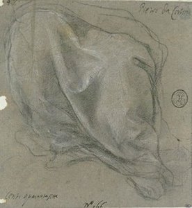 Drapery Of The Bottom Of A Body — Pietro Da Cortona
