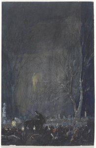 Trinity Church, New Year's Eve — Everett Shinn