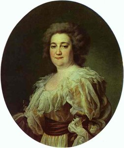 Portrait Of N. Y. Levitzkaya, Artist's Wife — Dmitry Grigoryevich Levitsky