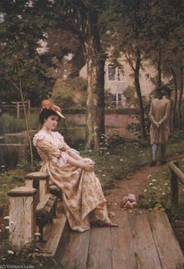 Off — Edmund Blair Leighton
