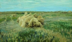 Haystacks In The Field — Stanislav Zhukovsky