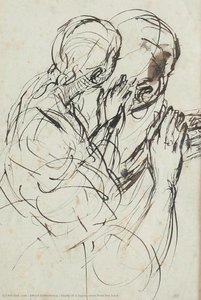 Study Of A Gypsy Seen From The Back — Alfred Dehodencq