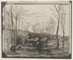 Breakfast In A Glade — Jean-baptiste-camille Corot