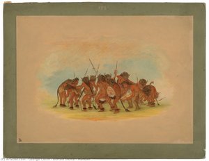 Buffalo Dance - Mandan — George Catlin