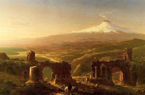 Mount Etna From Taormina — Thomas Cole