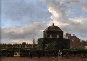 The Huis Ten Bosch At The Hague And Its Formal Garden (view From The East) — Jan Van Der Heyden, Jan Van Der Heyden