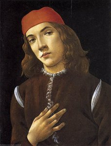 Portrait Of A Young Man — Sandro Botticelli, Renaissance Humanism