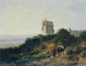 The Road To The Mill — David Cox The Elder