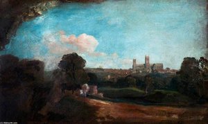 A View Of Lincoln From The South At Little Bargate