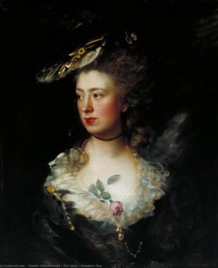 The Artist’s Daughter Mary — Thomas Gainsborough, Neoclassicism