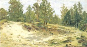Young Pines On Sandy Steep — Ivan Ivanovich Shishkin