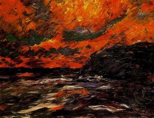 Sea In Autumn Ix — Emile Nolde