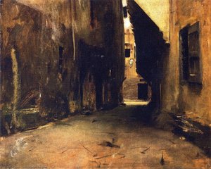 Via Della Brache, Florencia — John Singer Sargent, Impressionistic Brilliance
