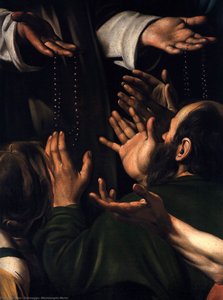 La Madonna del Rosario (detalle)