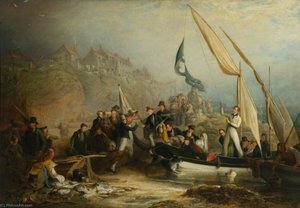 The Cullercoats Party — Henry Perlee Parker