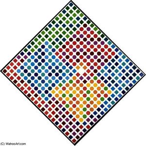 Kanta Orion Blanc Negativo — Victor Vasarely