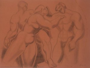 Group Of Nude Figures — Alexander Archipenko