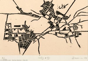 City-vii — Zarina Hashmi