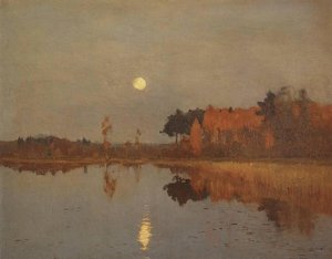 Twilight. Moon. — Isaak Ilyich Levitan