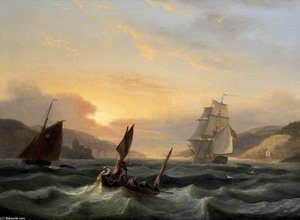 Off Dartmouth, Devon — Thomas Luny