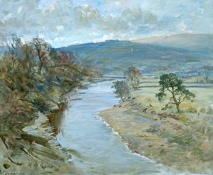 Extensive River Scene — Reginald Grenville Eves