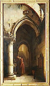 Saint Louis au tombeau de sa mère