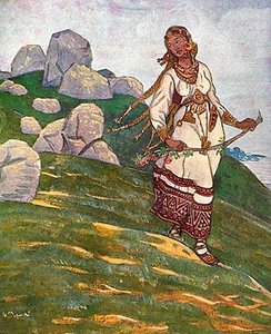 Beyond The Seas There Are The Great Lands — Nikolai Konstantinowitsch Roerich, Symbolic Expressionism