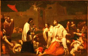 Bernardo Tolomei Au Milieu Des Victimes De La Peste Noire À Sienne En 1348 — Giuseppe Maria Crespi