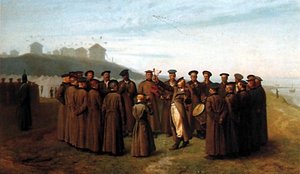 Recreation In A Russian Camp, Souvenir Of Moldavia — Jean-léon Gérôme