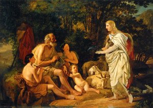 Erminia and the Shepherds. (Unfinished)