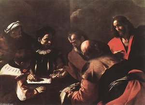 Tribute Money — Mattia Preti, Baroque