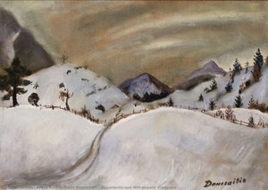 Snowlandscape Mittenwald (Germany)
