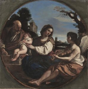 Rest On The Flight Into Egypt — Guercino