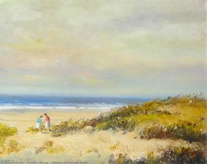 Children on Portrush Strand