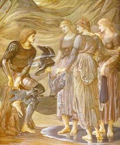 The Arming Of Perseus 1 — Edward Coley Burne-jones