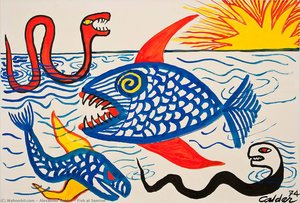 Fish At Sunrise — Alexander Milne Calder