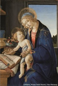 Madonna Of The Book (madonna Del Libro) — Sandro Botticelli, Early Renaissance
